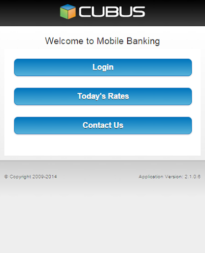 CUBUS Mobile Banking Demo 2.0
