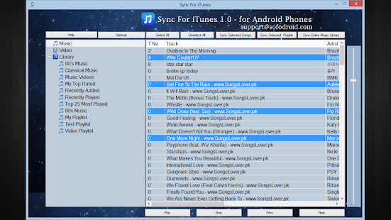 Sync For itunes