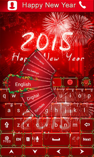 【免費生產應用App】Happy New Year Keyboard Theme-APP點子