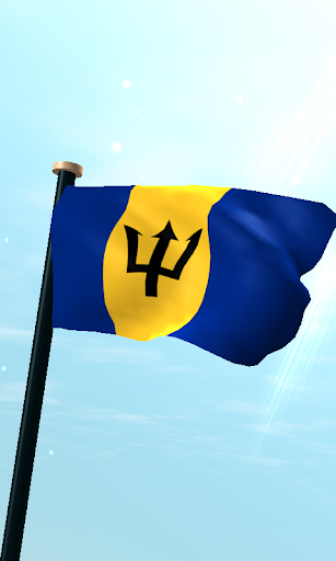Barbados Flag 3D Free