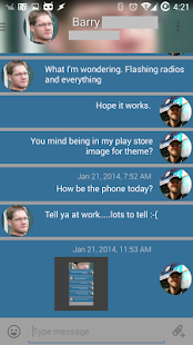 Lastest EvolveSMS GPlus Blue APK for PC