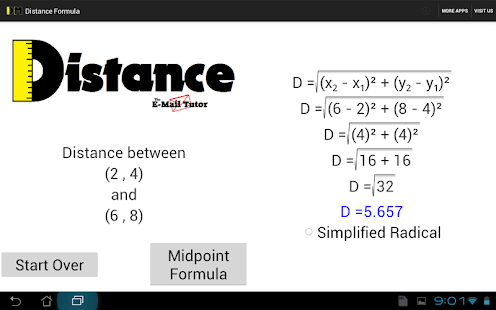 Distance and Midpoint Formula Screenshots 5