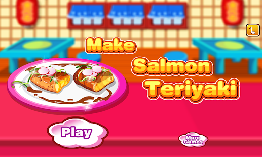 Salmon Teriyaki Cooking Games