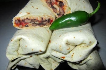 Black Bean Jalapeno Burritos