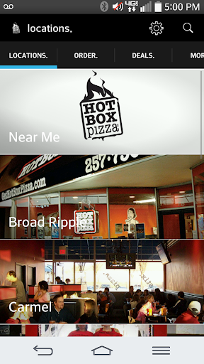 HotBox Pizza App