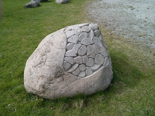 Stone Carving depicting Stacked Stones