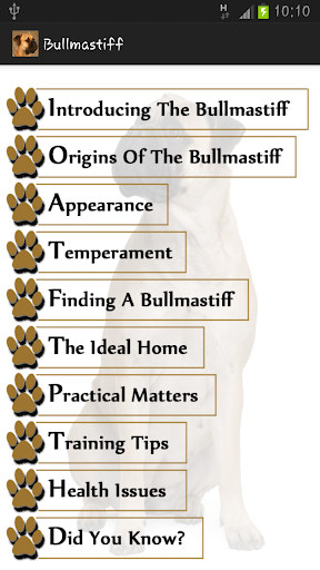 Bullmastiff App