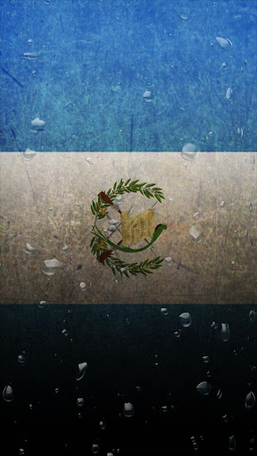 Guatemala flag water effect