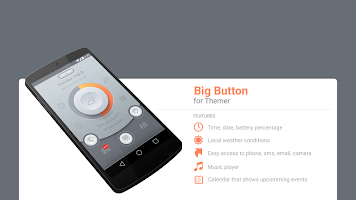 Big Button Theme APK 屏幕截图图片 #1