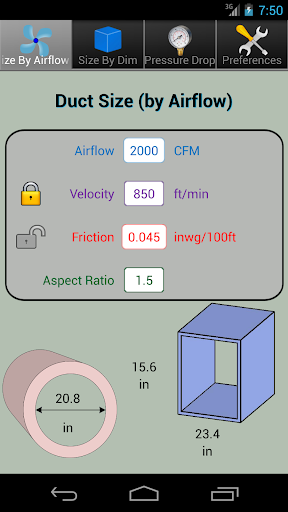 Duct Calc Elite - Ductulator