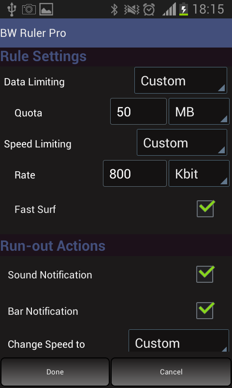 Bandwidth ruler Pro Screen 3