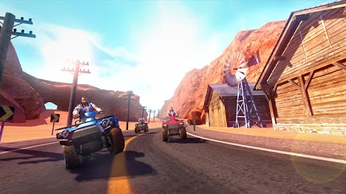 Android application ATV Quad Bike Racing Mania screenshort