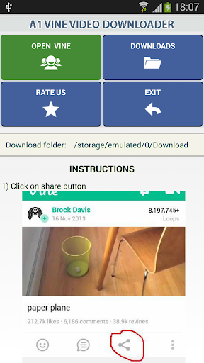 A1 Vine Video Downloader