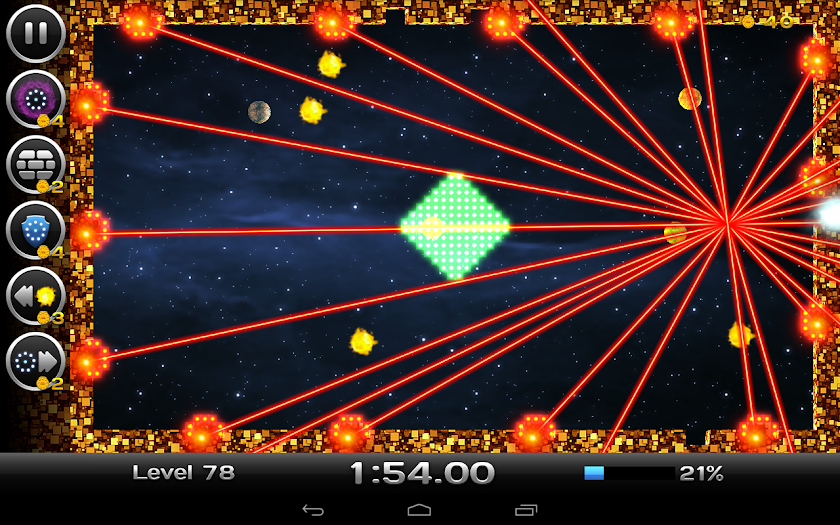 Space Xonix Gold Screen 3