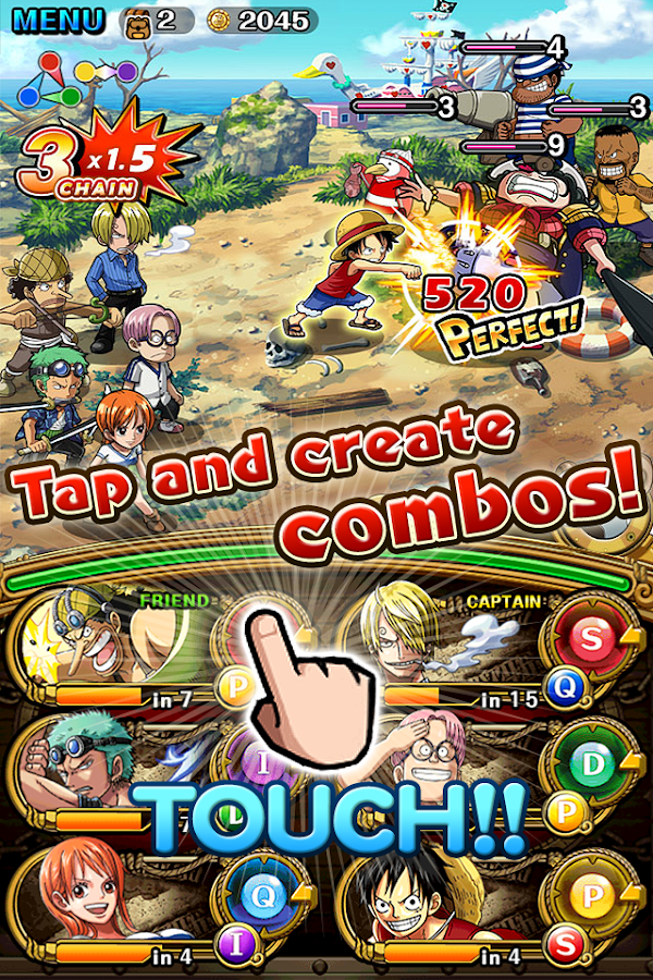  ONE PIECE TREASURE CRUISE: captura de tela 