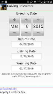 Free Download Calving Calculator Ad Free APK