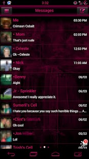 How to download GO SMS Pro Cotton Candy Cobalt patch 1.3 apk for bluestacks