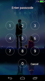 Fireflies lockscreen - screenshot thumbnail