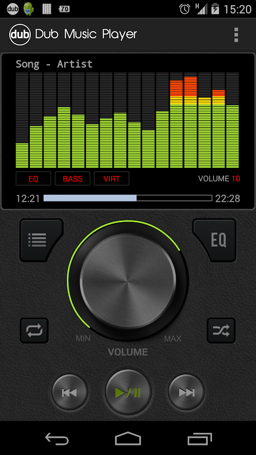 Dub Music Player + Equalizer - screenshot