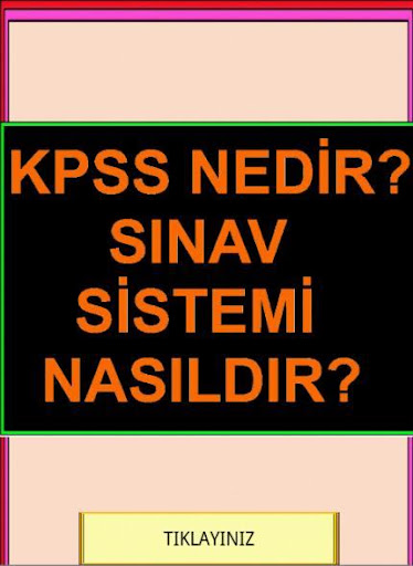 KPSS NEDİR SINAV SİSTEMİ NASIL