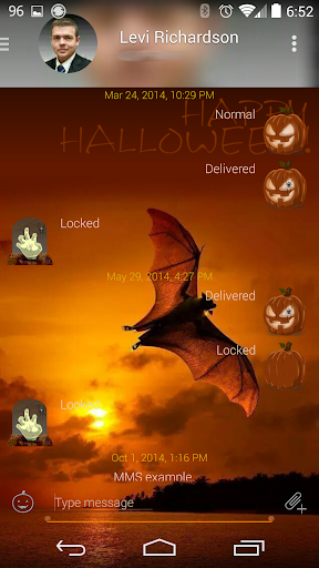 【免費個人化App】Halloween EvolveSMS Theme-APP點子