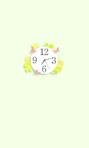 Spring Clock 3D Live Wallpaper