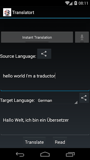 Talk and Translate