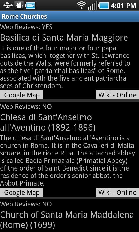 Churches of Rome Screen 2