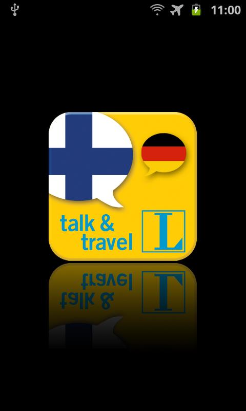 Android application Finnisch talk&amp;travel screenshort