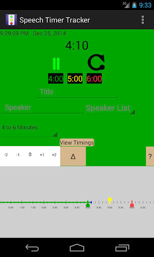 Speech Timer Tracker