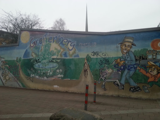 Graffiti An Der Greifenberg Passage