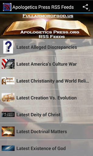 【免費生活App】Apologetics Press RSS Feeds-APP點子