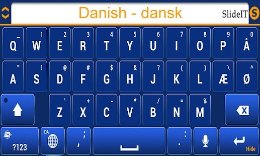 Free Download SlideIT Danish Pack APK