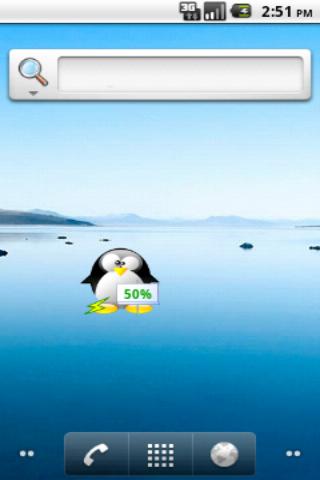 Mini Tux Battery Widget Free