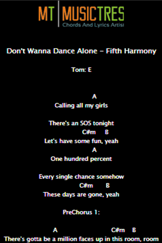 【免費娛樂App】Fifth Harmony Chords & Lyrics-APP點子