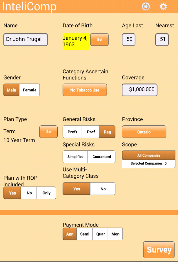 InteliComp - screenshot