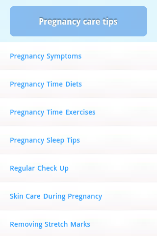 Pregnancy Care Tips