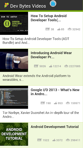 Dev Bytes for Android