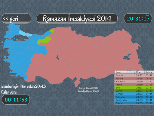 【免費生活App】Mobil İmsakiye 2014-APP點子