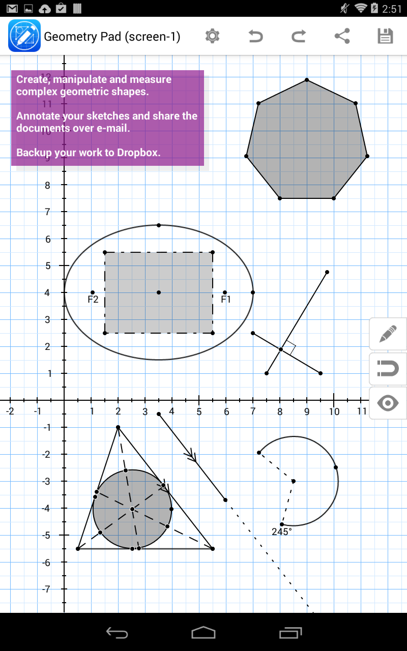 Geometry Pad+ Screen 1