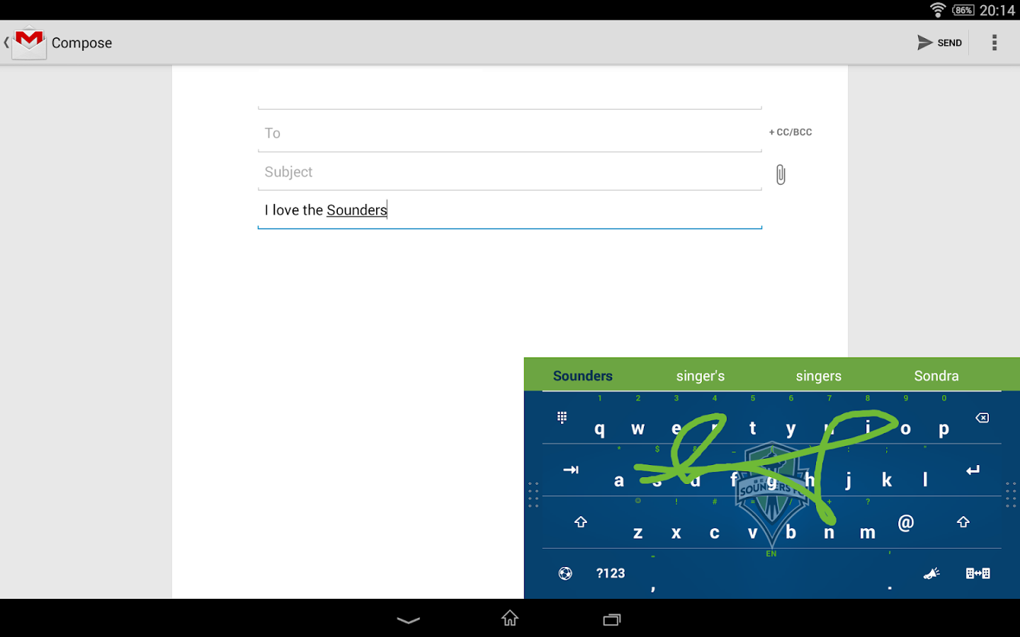 Swype Keyboard - screenshot