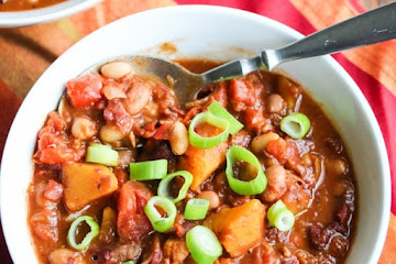 Three Bean Vegetarian Chili