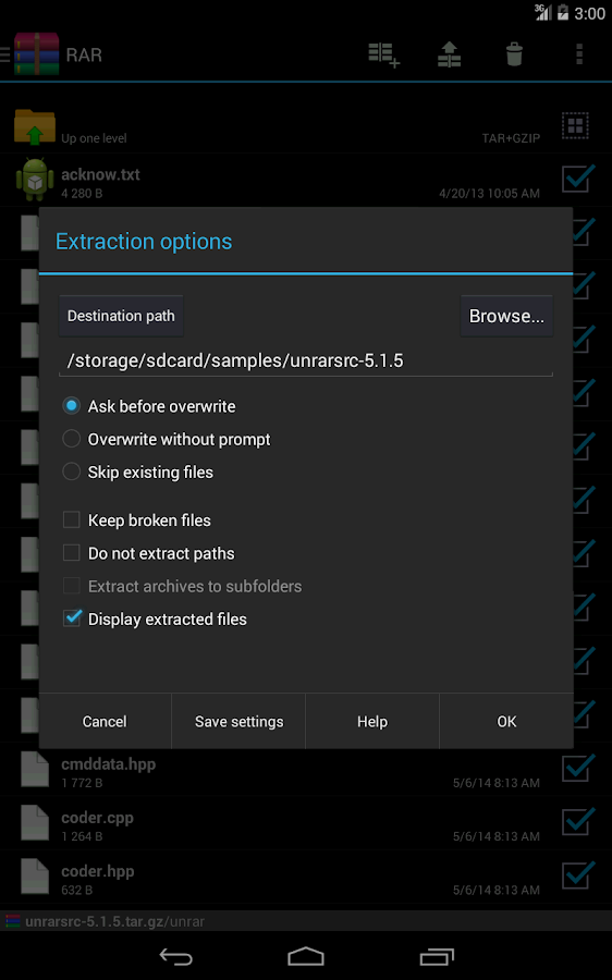 RAR for Android - screenshot