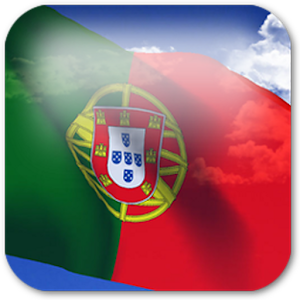 3D Portugal Flag logo