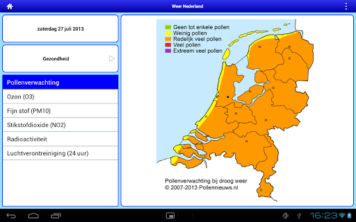 【免費天氣App】Weer Nederland HD-APP點子