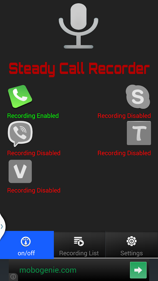 Real Call Recorder - screenshot