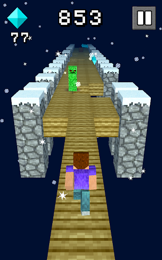 【免費動作App】Creeper Run: Frozen Nights-APP點子