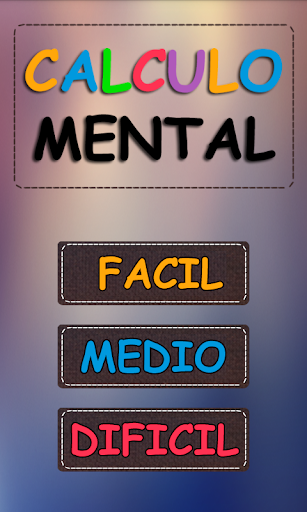 Cálculo Mental - Juego Gratis