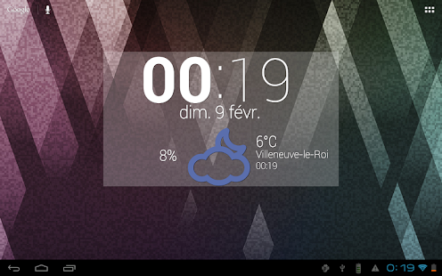 Easy Weather Clock Widget