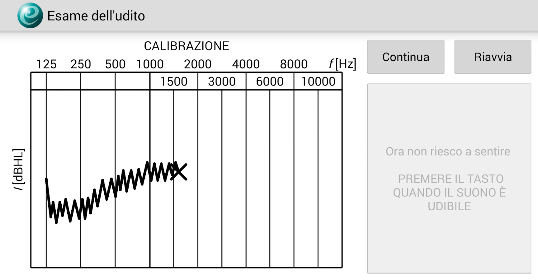   Esame dell'udito- screenshot 